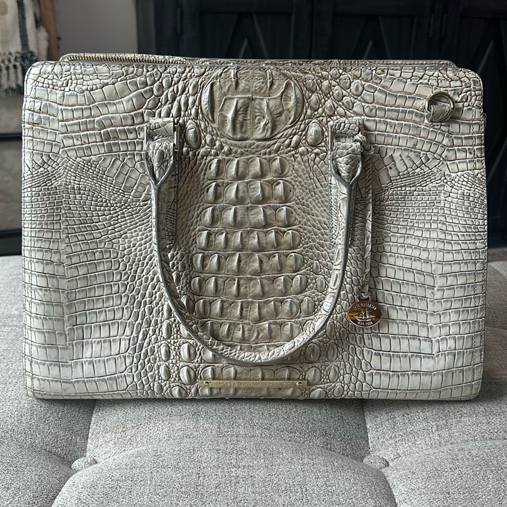 Brahmin Finley Carryall in Fairest Grey Melbourne